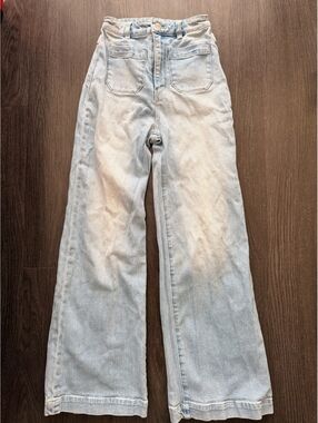 Rolla’s Sailor High Rise Wide Leg Light Jeans Size 25